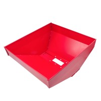 Accesoriu cuva mare pentru moara cu ciocanele, rosie