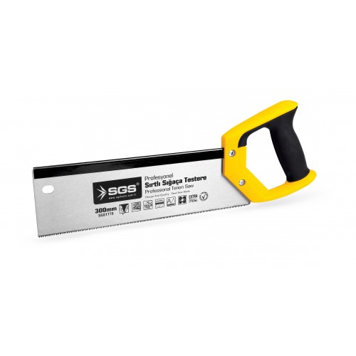 Fierastrau pentru lemn si PVC, 300 mm cu maner 45 garde, SGS