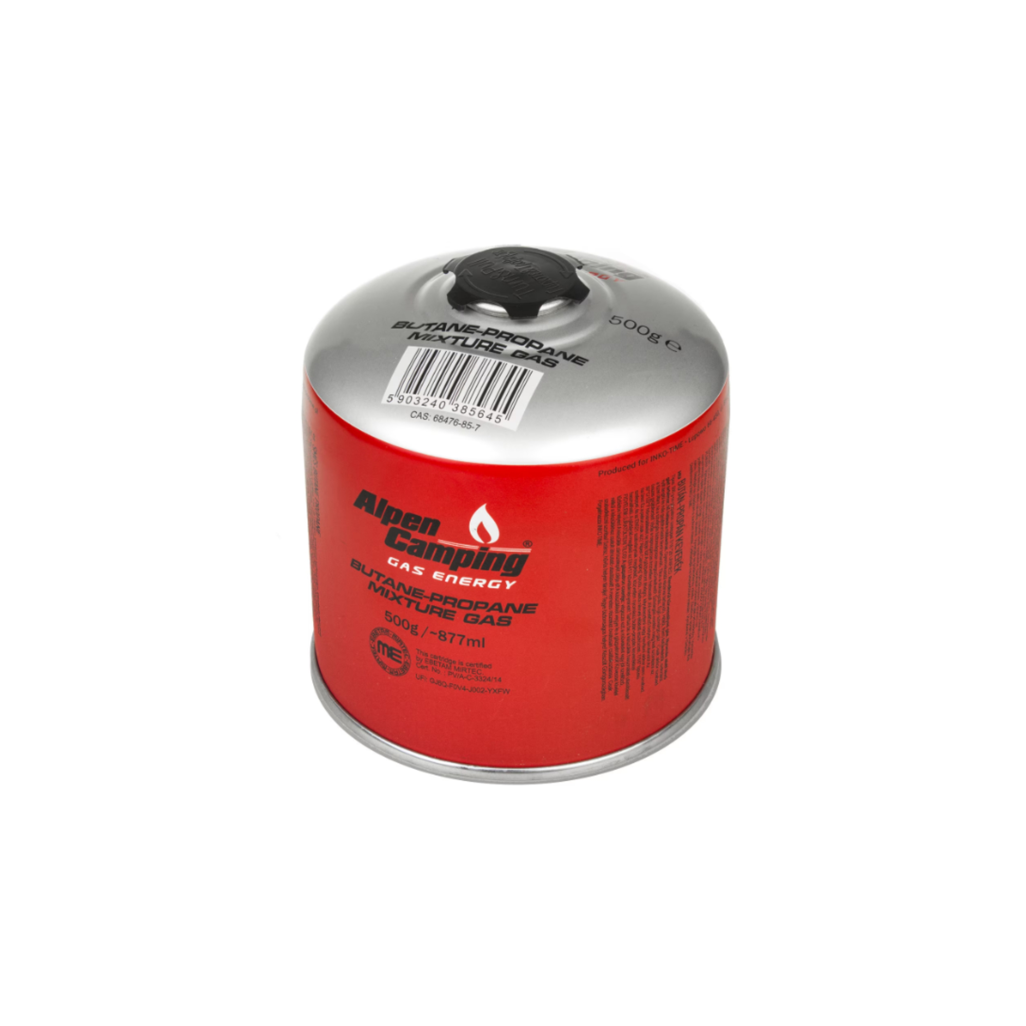 Butelie Gaz cu Filet 500 g / 879 ml EN417 – ALPEN CAMPING IK008