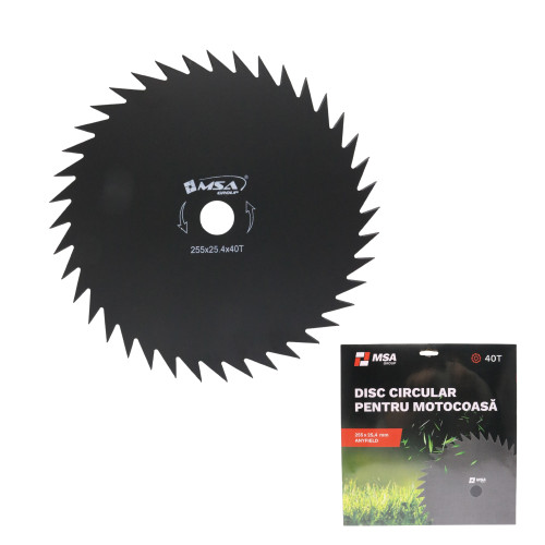 Disc motocoasă 255 x 25,4 mm x 40T ANYFIELD – MSA1268
