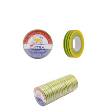 Bandă izolatoare PVC Extra 0.13 mm x 17 mm x 17 m (10/set), MSA1269