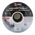 Garnitură etanșare cauciuc EPDM autodezivă, profil D (9 x 6 mm), alb, 100 m