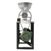 Mașină de tocat carne aluminiu nr. 32 cu motor monofazic 2,5 kW, 220V, cadru negru + cuvă