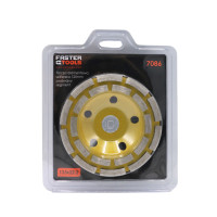 Disc diamantat șlefuire 125x22.2 mm, segmente duble drepte, pentru polizor unghiular