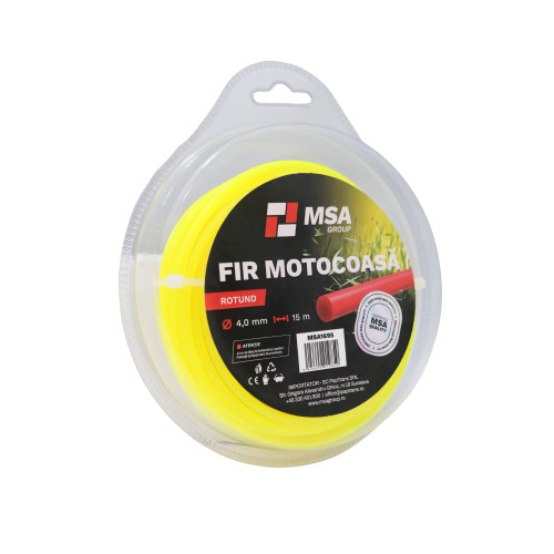 Fir Motocoasă Rotund Ø4.0 mm, 15 m, MSA1695