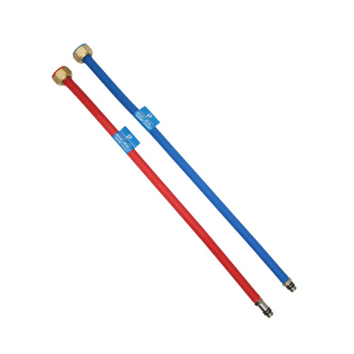 Racord inox flexibil 40 cm, H1/2" - M10, pentru baterie monocomandă