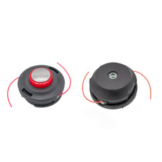 Tambur motocoasă, negru + roșu, M10 x 1.25, fir dublu, – MSA2740