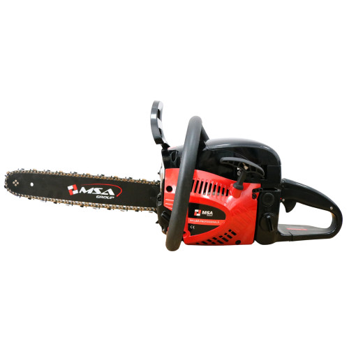 Drujbă pe benzină 58cc, 3.8 kW, lamă 40 cm, model 58-3.8 PRO (2 lame + 2 lanțuri, demaror + frână aluminiu) – MSA2746