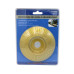 Disc raspă oval mare 125 x 22,23 mm, auriu (66026)