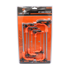 Set chei imbus tip T, 8 piese, SANSHENG, MSA328