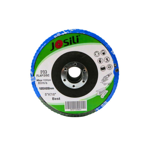 Disc lamelar verde 125 x 22 mm P80, JOSILI, MSA3297