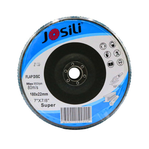 Disc lamelar albastru 180 x 22 mm P40, JOSILI, MSA3314