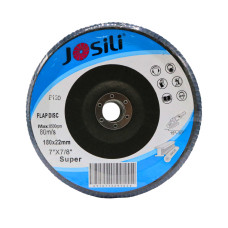 Disc lamelar albastru 180 x 22 mm P120, JOSILI, MSA3318