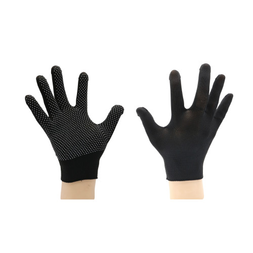 Mănuși textile subțiri cu puncte PVC, portocalii (12/set), MSA3431