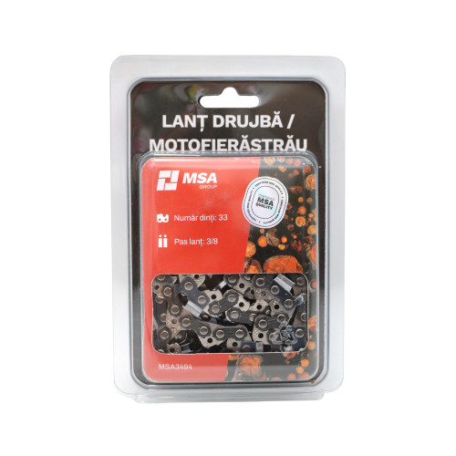 Lanț drujbă / motofierăstrău MSA, 33 dinți, pas 3/8 – MSA3494