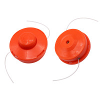 Tambur motocoasă plastic portocaliu, M10 x 1.25, fir dublu – MSA376