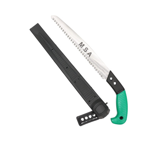 Fierăstrău pentru grădinărit, lamă curbată cu dinți tripli, mâner ergonomic, teacă inclusă, 240 mm