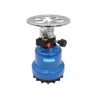 Aragaz camping metal cu aprindere piezo Nurgaz, pentru cartuș gaz 190 g
