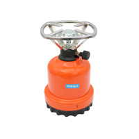 Aragaz camping metal Nurgaz Aspendos, pentru butelie/cartuș gaz 500 g