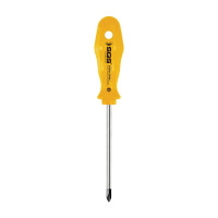 Șurubelniță cruce (Phillips) SGS Yellow Series Cr-V, 6 x 100 mm, mâner ergonomic
