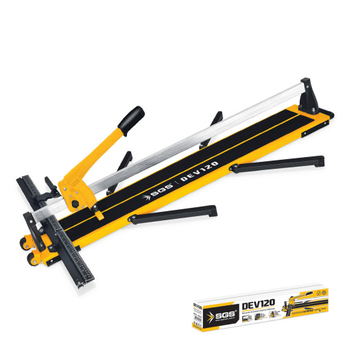 Mașină de tăiat ceramică și granit SGS DEV120 Maximum Strong 1200mm, corp metalic, tăiș cu rulmenți, ghidaj aluminiu