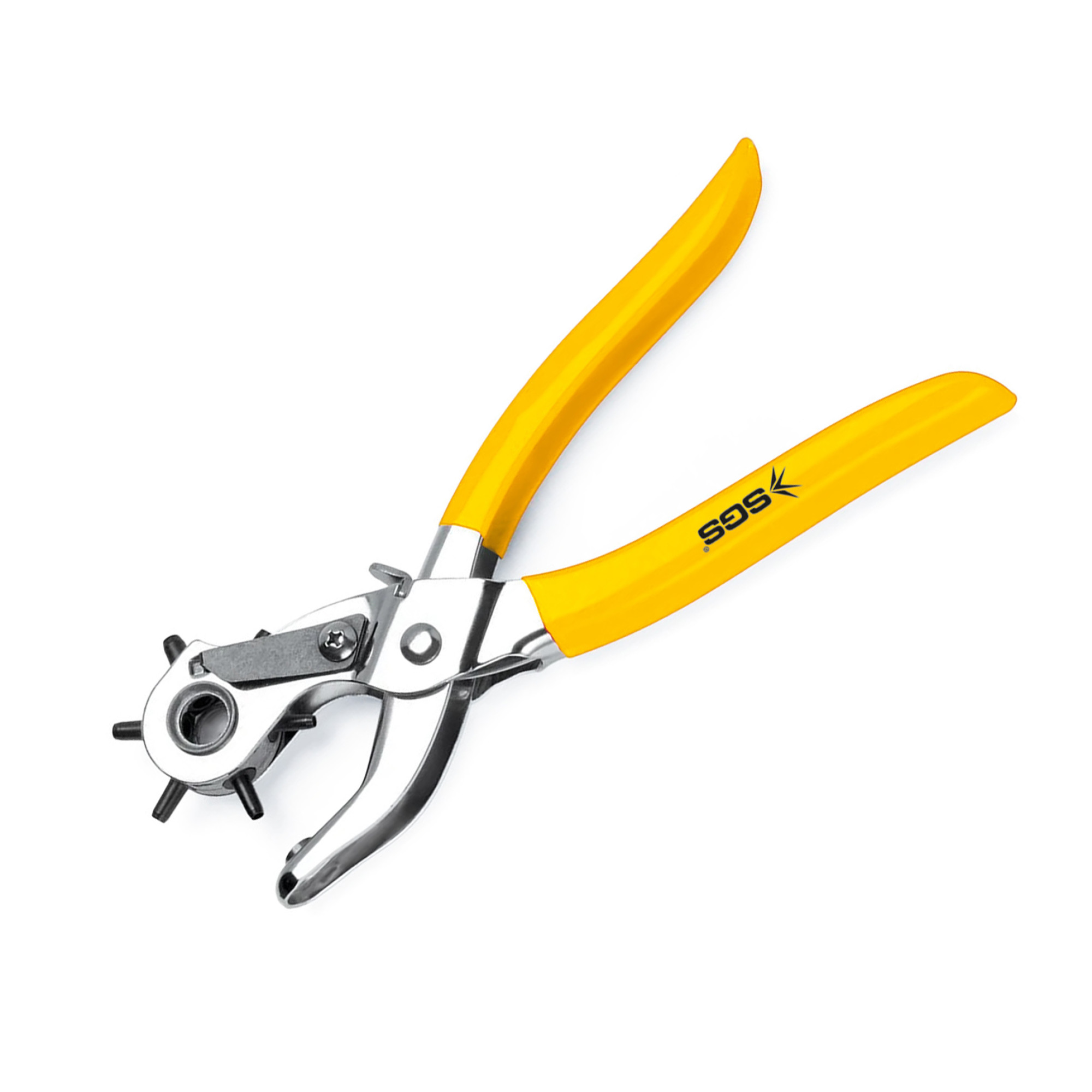 Clește preducea rotativă pentru piele și curele 225 mm (6 dimensiuni 2–4.5 mm)