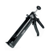 Pistol pentru silicon din aluminiu Heavy Duty, negru, 1 tijă, SGS