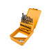 Set burghie metal elicoidale SGS, HSS, 1-10mm, 19 buc/set, Lada metal