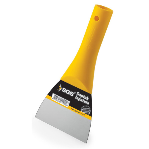 Răzuitor profesional SGS 8 cm (tip șpaclu), lamă oțel 0,70 mm, pentru îndepărtare glet și vopsea