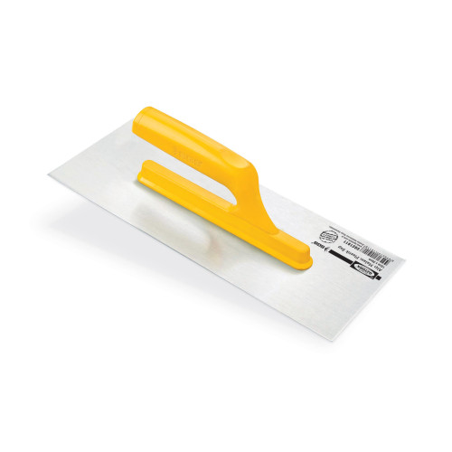 Gletieră profesională, 35 cm, oțel polisat 0.7 mm, mâner plastic ergonomic