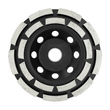 Disc cupă diamantat dublu rând Ø125 mm pentru beton, granit, marmură, piatră – SGS2314