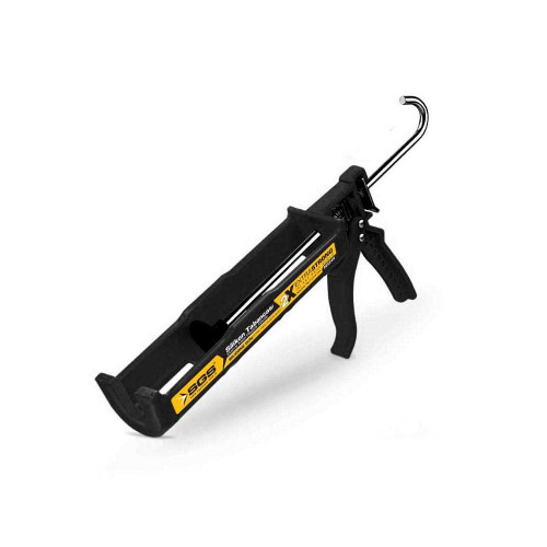 Pistol silicon manual EXTRA STRONG, corp plastic negru