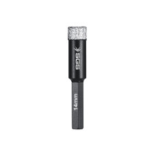 Burghiu diamantat HEX 14 mm SGS2760, pentru granit, marmură, piatră, cuarț