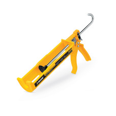 Pistol silicon manual EXTRA STRONG, corp plastic galben