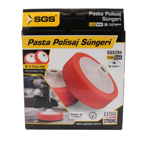 Burete polish cu prindere M14 150mm, SGS