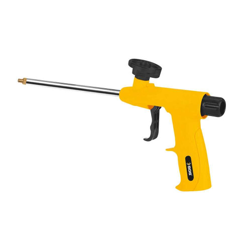 Pistol Profesional pentru Spumă Poliuretanică SGS302, Corp Plastic Rezistent, Aplicare Precisă, Reglaj Debit, Uz Profesional