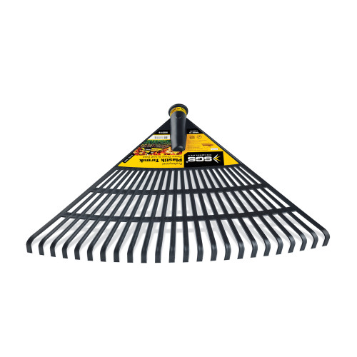 Greblă Plastic pentru Frunze SGS3118, Corp Rezistent, 505 mm Lățime, Ideală pentru Grădină și Curte