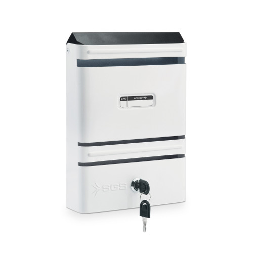 Cutie Poștală Metalică SGS333 – Corp din Oțel 1 mm, Vopsire Electrostatică, Închidere cu Cheie, Rezistentă la Coroziune