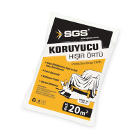 Folie de protecție subțire, 4 x 5 m (20 m²), pentru zugrăvit, impermeabilă, anti-praf