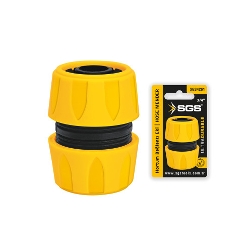 Conector furtun, 3/4”, plastic rezistent, etanșare sigură