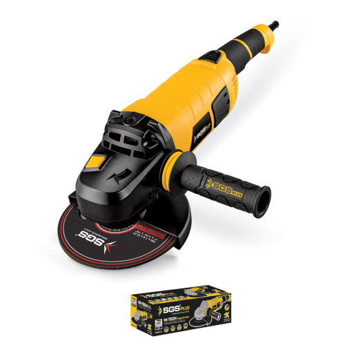 Polizor Unghiular SGS PLUS SGS5116, 2500W, Disc 180 mm, 6800 RPM, Filet M14, HI-TECH, Profesional