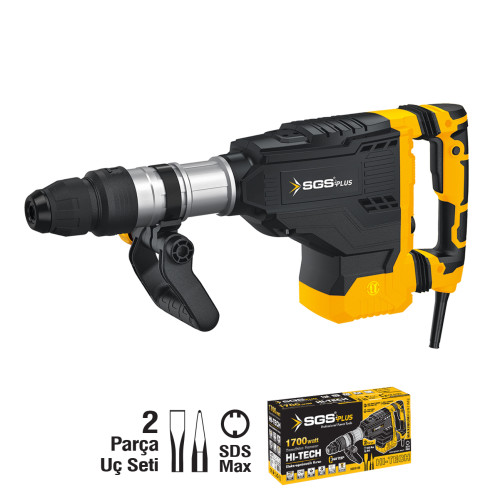 Ciocan Demolator SDS Max SGS PLUS SGS5186, 1700W, 45J, 2100 BPM, Profesional Set Inclus