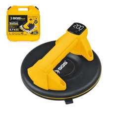 Ventuză electrică cu vacuum pe acumulator SGS PLUS HI-TECH 3.7V, Ø210 mm, capacitate 200 kg, afișaj digital