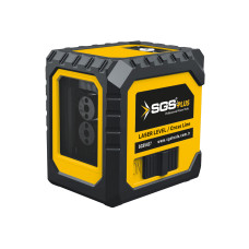 Nivela laser verde cu 2 linii SGS PLUS HI-TECH, autonivelare, precizie ±2 mm/10 m, acumulator Li-Ion 3.7V