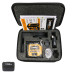 Nivela laser, SGS, 360° grade cu 2 linii in cruce, 20m, clas II, precizie 3°± 1° domeniu de autonivelare, 7x7x5.5 cm, Negru/Galben