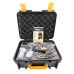 Set nivela laser 5 lini 4V-1H cu accesorii, Baterie Li-Ion 3.7V, 4000mAh, Distanta de lucru 30 m, Precizie +/- 3°, Negru/Galben