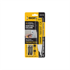 Tester tensiune fără contact (creion detector tensiune) cu LED și avertizare sonoră, SGS726