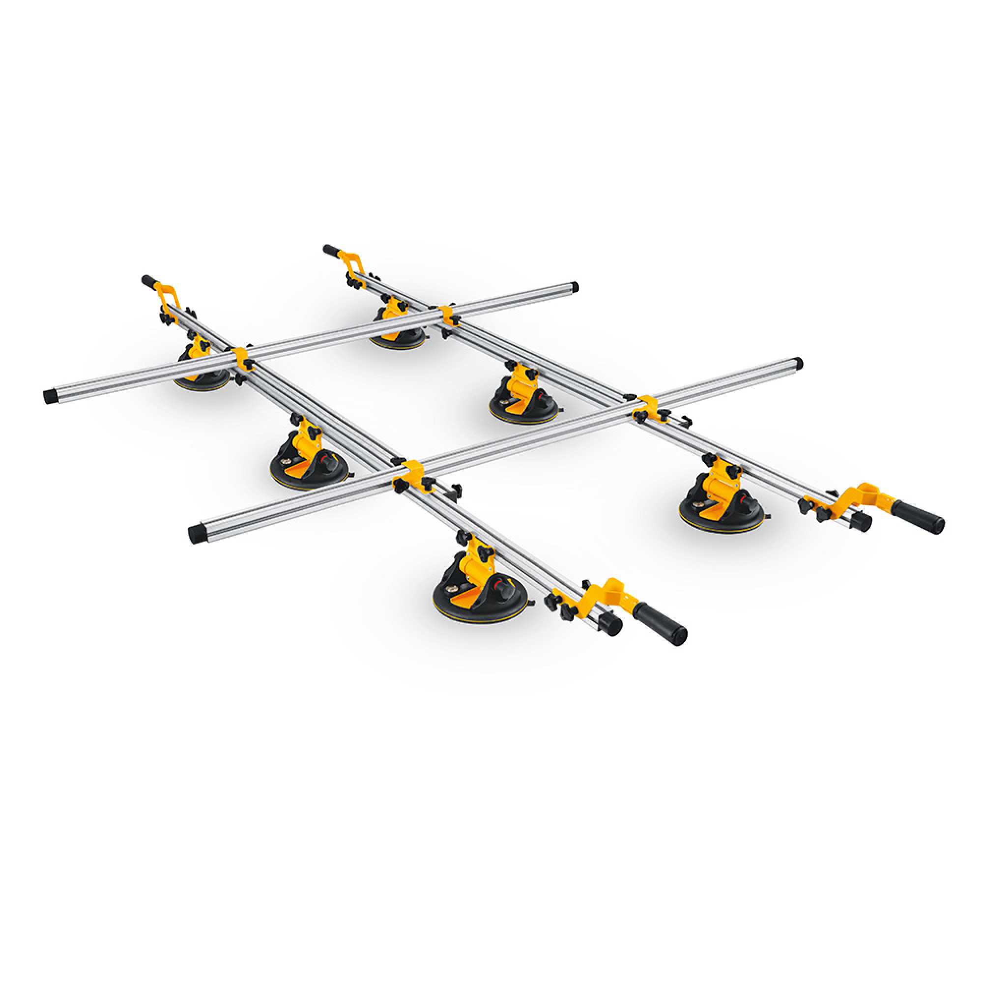 Ventuze transport plăci granit mari 320 x 160 cm, sistem profesional manipulare plăci ceramice și granit SGS941