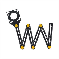 Șablon unghiular reglabil, 6 brațe, aluminiu, multifuncțional – SGS970