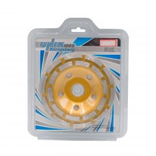 Cupa diamantata pentru slefuit in forma de cupa 125 mm, rand dublu